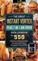 Great Instant Vortex Plus 7-in-1 Air Fryer Oven Cookbook