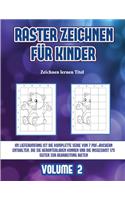 Zeichnen lernen Titel (Raster zeichnen für Kinder - Volume 2): Dieses Buch bringt Kindern bei, wie man Comic-Tiere mit Hilfe von Rastern zeichnet(3 Zeichnen Lernen Titel)