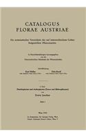 I. Teil: Pteridophyten Und Anthophyten (Farne Und Blütenpflanzen)
