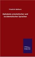 Alphabete orientalischer und occidentalischer Sprachen