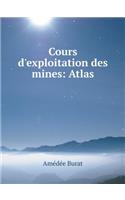 Cours d'exploitation des mines: Atlas