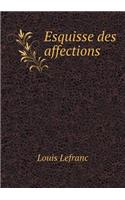 Esquisse des affections