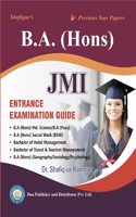 2025 B.A. (Hons) Entrance Examination Guide, Previous Year Papers, Multiple Courses Coverage
