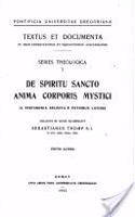 de Spiritu Sancto Anima Corporis Mystici