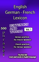 English German French Lexicon - Volume 1