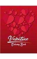 Valentine Coloring Book: 40 Cute and Fun Love Hearts, Sweets, Cherubs, Cute Animals and More!
