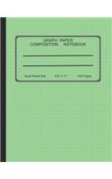 Graph Paper Composition Notebook: Grid Paper for Math Students, Quad Ruled 5x5, 8.5 x 11