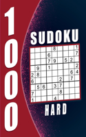 Sudoku Puzzle Book Hard: 1000 Puzzles 9x9 Sudokus for Adults with Solutions Makes a Great Gift for Adults, Grandparents And Seniors.