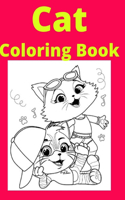 Cat Coloring Book: Kids for Ages 4-8