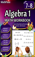 Algebra 1 Workbook 7th and 8th Grade