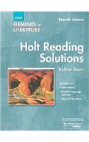 Holt Elements of Literature: Reading Solutions, Fourth Course