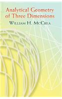 Analytical Geometry of Three Dimensions