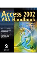 Access 2002 VBA Handbook