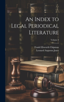 Index to Legal Periodical Literature; Volume 3