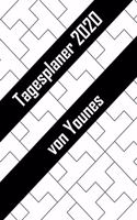 Tagesplaner 2020 von Younes: Personalisierter Kalender für 2020 mit deinem Vornamen