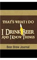 Beer Brew Journal