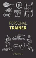 Personal Trainer Journal Exercise Workout Log Book