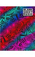 Blank Sheet Music Notebook - 100 Pages Of Blank Manuscript Paper - 8x10