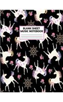 Blank Sheet Music Notebook