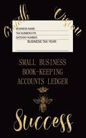 Small Business Book-Keeping Accounts Ledger