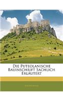 Die Puteolanische Bauinschrift Sachlich Erlautert