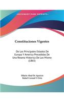 Constituciones Vigentes