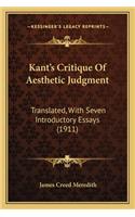Kant's Critique of Aesthetic Judgment