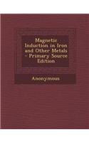 Magnetic Induction in Iron and Other Metals