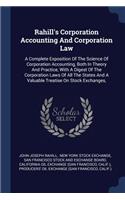 Rahill's Corporation Accounting And Corporation Law