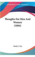 Thoughts For Men And Women (1884)