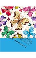 Adult Coloring Book: Amazing Butterflies Designs Patterns For Stress Relief and Relaxation(English)