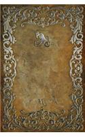 Monogram Capricorn Notebook: Blank Diary Journal Log Notebook(72 Monogram Rustic 150 Lined)