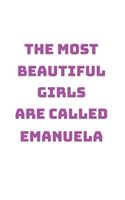 Emanuela Girl Woman Notebook