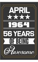 April 1964 56 Years Of Being Awesome