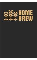 Home Brewing Notebook - Brewer Journal Planner: Craft Beer Beer Making Organizer For Men Women Dot Grid