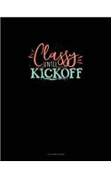 Classy Until Kickoff: 3 Column Ledger(919 3 Column Ledger)