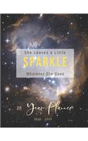 She Leaves A Little Sparkle Wherever She Goes 2020-2029 10 Ten Year Planner: She Leaves A Little Sparkle Wherever She Goes; 120 Months Calendar; Appointment Diary Journal With Address Book, Password Log, Notes, Julian Dates &
