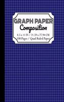 Graph Paper Composition Notebook: Quad Ruled 5 squares per inch: Math and Science Composition Notebook for Students 8,5x11 inch (216 x 279 mm)