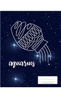 Aquarius Composition Notebook