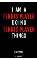 Notebook for Tennis Players / Tennis Player