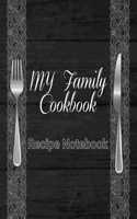 My Family Cookbook Recipe Notebook