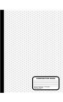 Isometric Grid Graph Paper Notebook - 1/4 Inch Equilateral Triangle Graph Pages - 100 Pages / 50 Sheets, 9-3/4" x 7-1/2"
