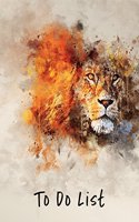 To Do List: Lion 8.5x11(12 To Do List)