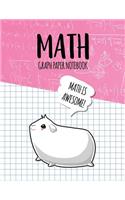 Math Graph Paper Notebook