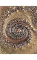 Metallic Fractal Notebook