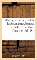 Tableaux Anciens Et Modernes, Aquarelles, Pastels, Dessins, Marbres, Bronzes