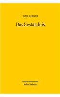 Das Gestandnis