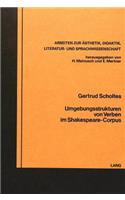 Umgebungsstrukturen Von Verben Im Shakespeare-Corpus