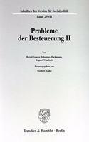 Probleme Der Besteuerung II