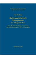 Nicht-Monosyllabische Phonogramme Im Altjapanischen: Kritische Bestandsaufnahme, Auswertung Und Systematisierung Der Falle Vom Typ Ongana